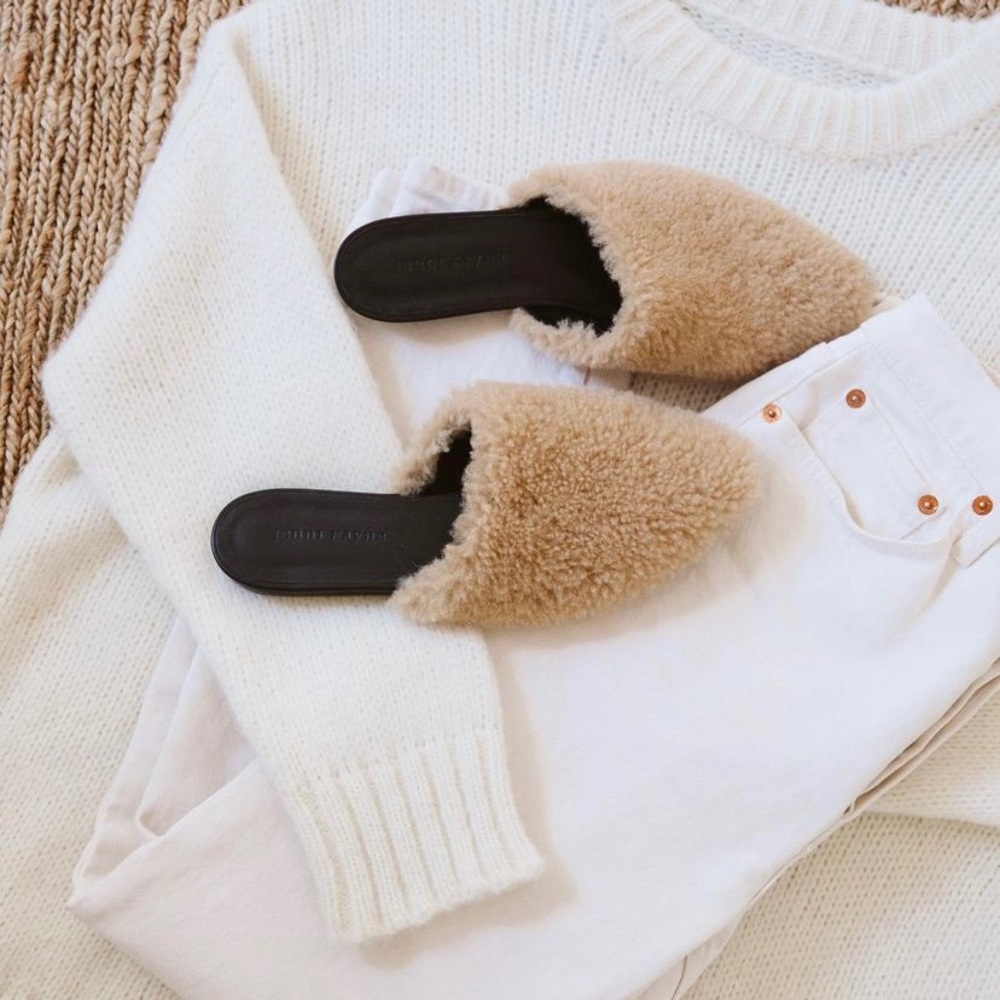Authentic Jenni Kayne shearling mule new 38 or 8